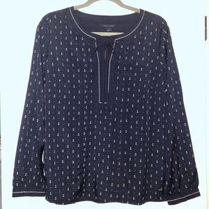 Navy Tommy Hilfiger Blouse